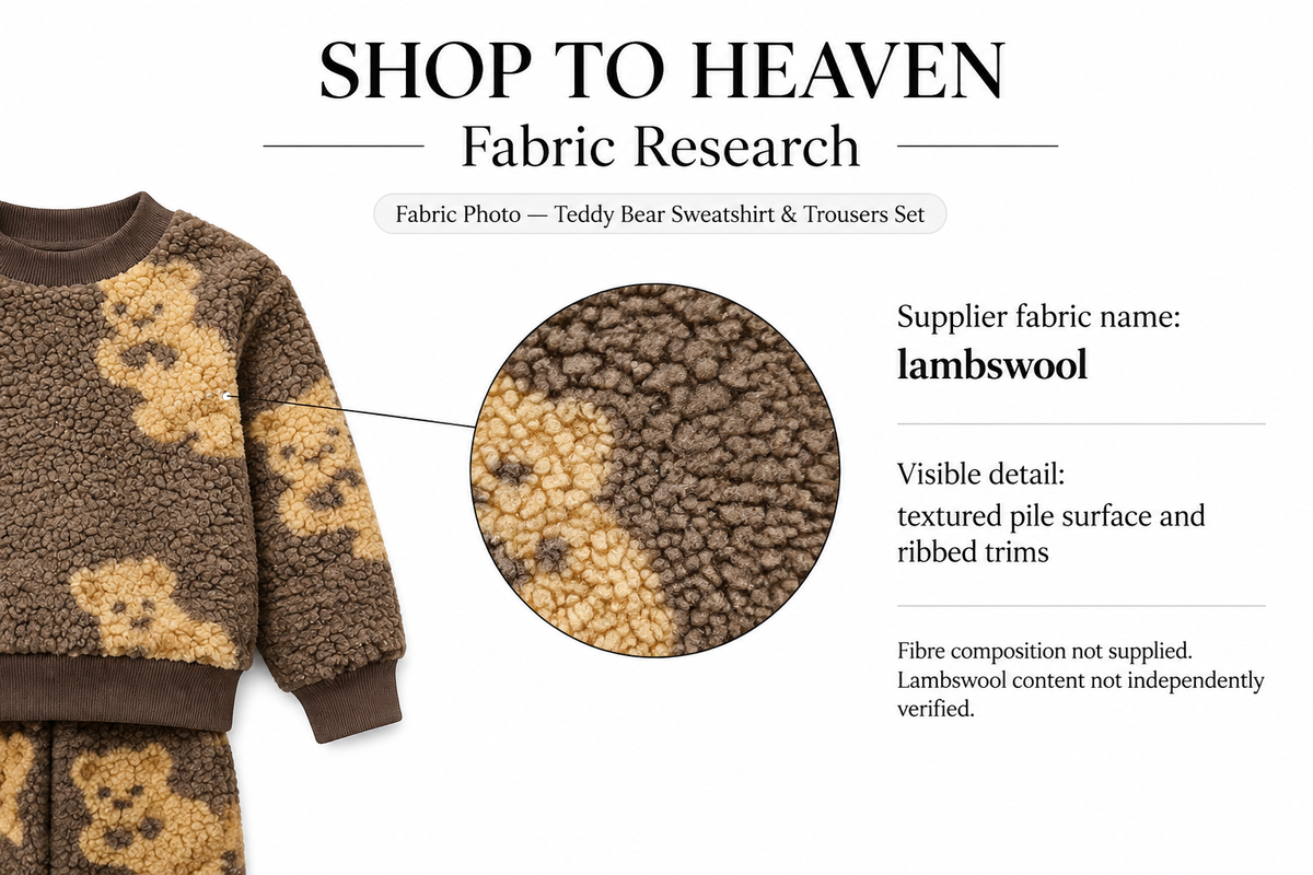 Fabric Photo — Teddy Bear Set