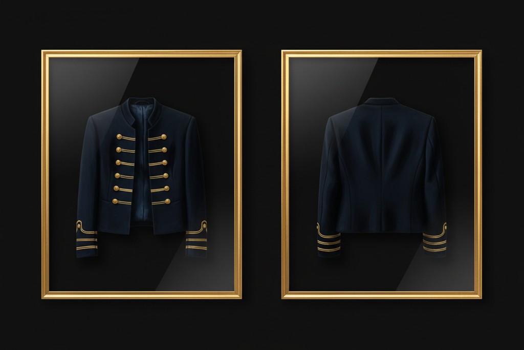 Frame – Navy Military Blazer
