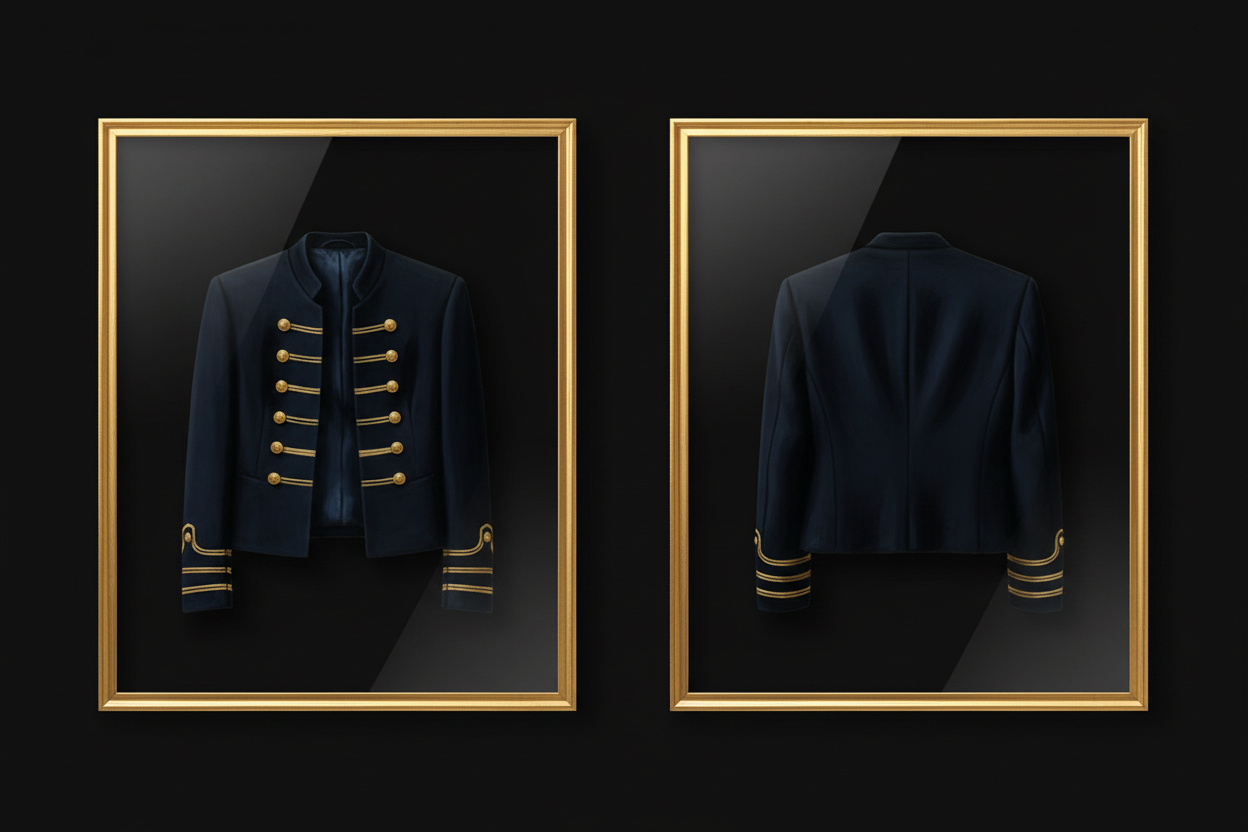 Frame – Navy Military Blazer