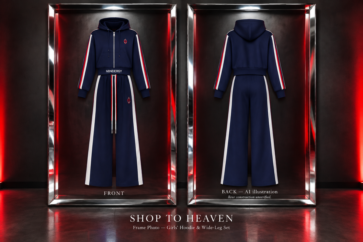 Frame Photo — Girls’ Hoodie & Wide-Leg Set