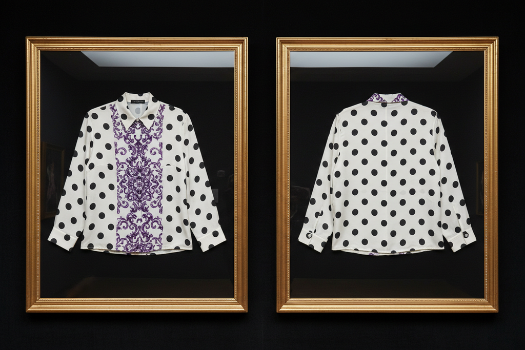 Frame – Polka Dot Baroque Blouse