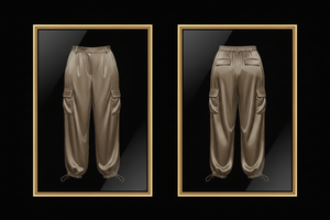 Frame – Satin Cargo Pants