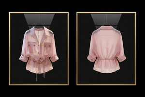 Frame – Utility Drawstring Blouse (Corrected)