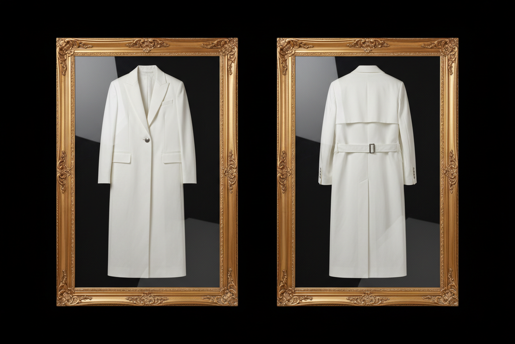 Frame – White Trench Coat