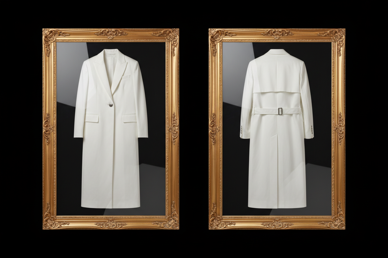 Frame – White Trench Coat