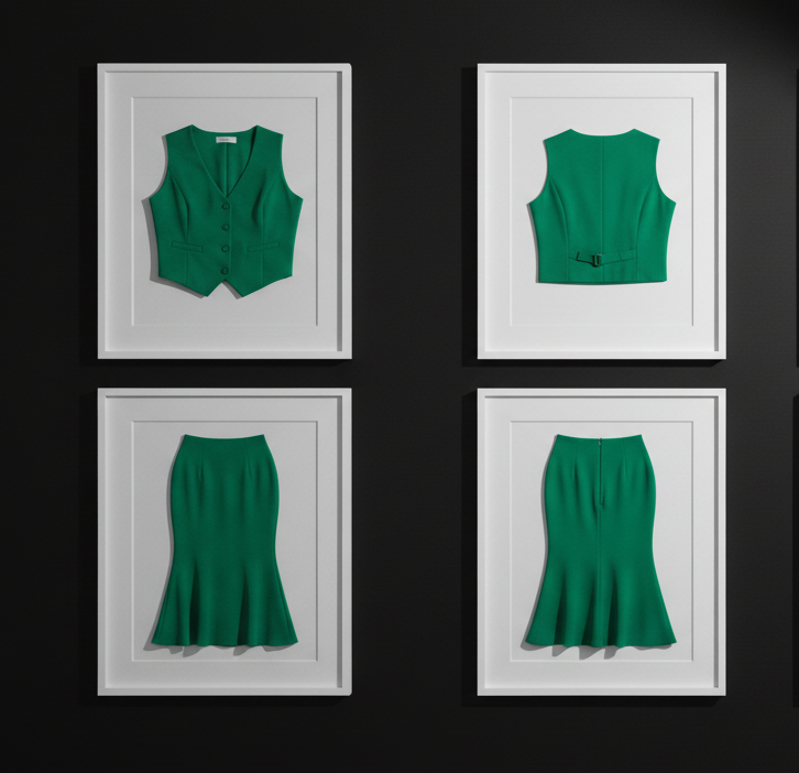 Women's Sleeveless Button-Down Maxi Co-ord Two Piece Set