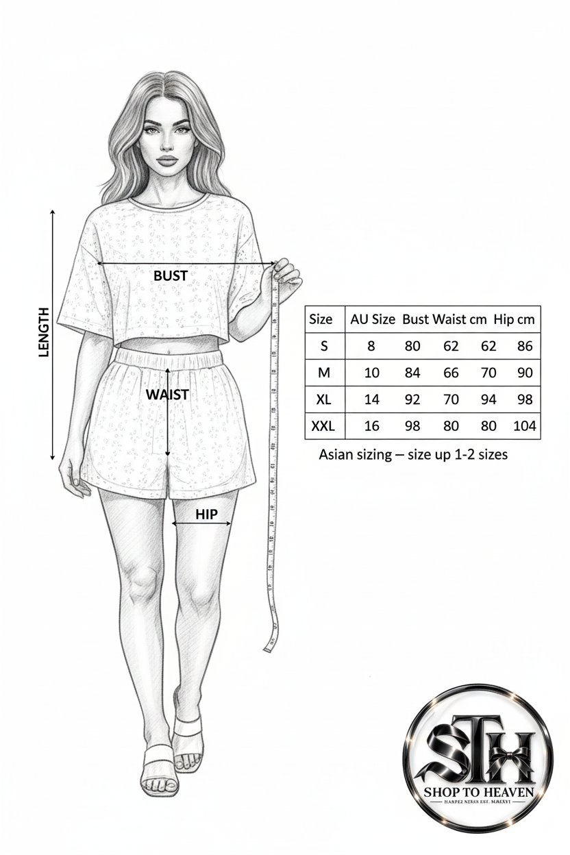 Hollow Eyelet Crop Top & Shorts Co-ord Set