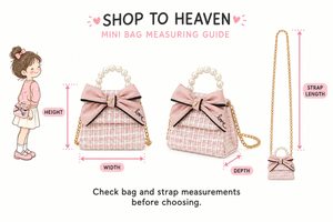 Kids Mini Handbag Measuring Guide