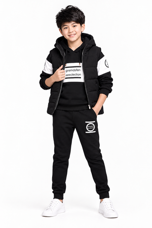 Kids Three-Piece Set Black Cover