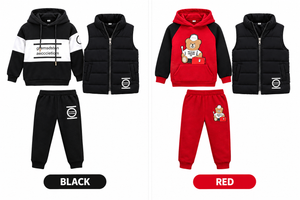 Kids Three-Piece Set Colour Showcase