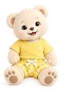 Korean Baby Set Bear White