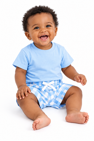 Korean Baby Set Cover Blue