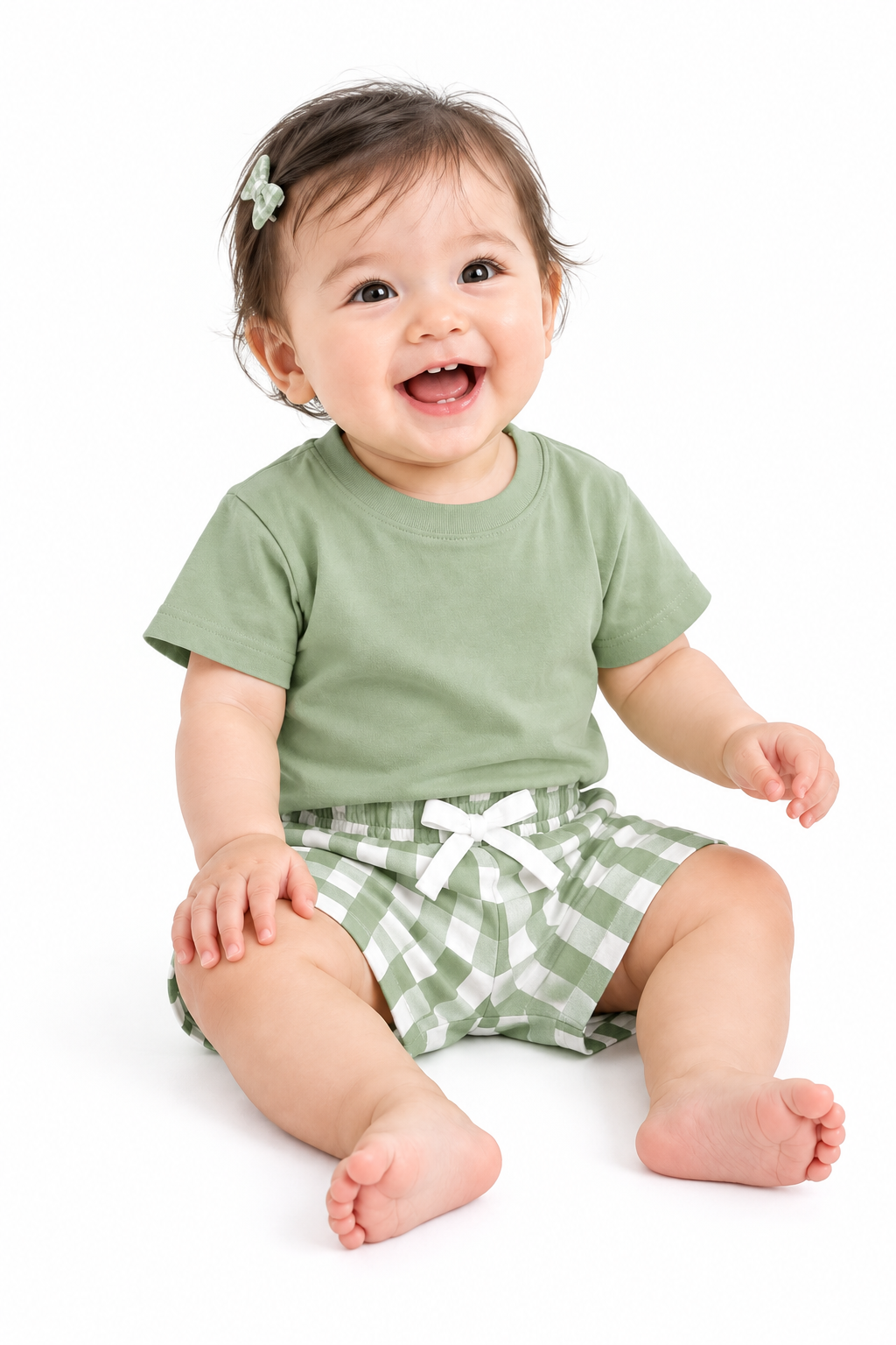 Korean Baby Set Cover Green