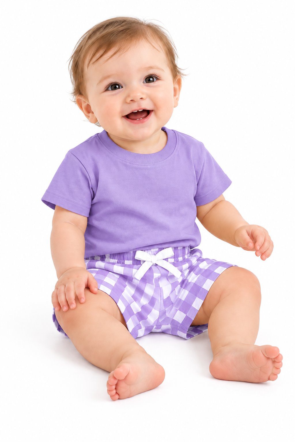 Korean Baby Set Cover Purple