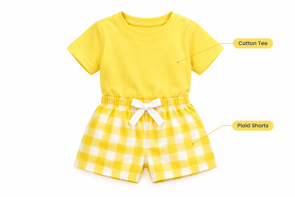 Korean Baby Set Included White