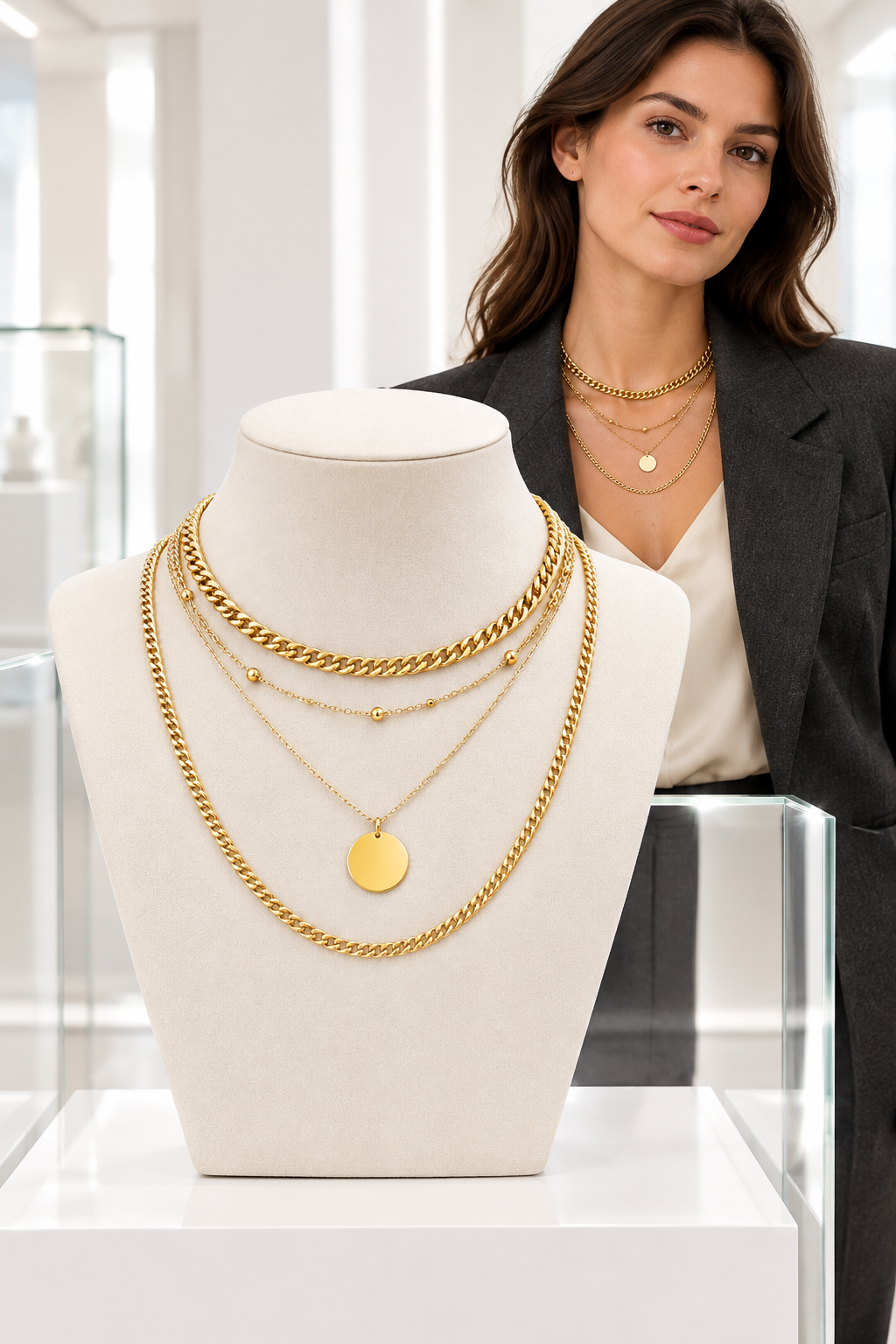Layered Necklace Cover
