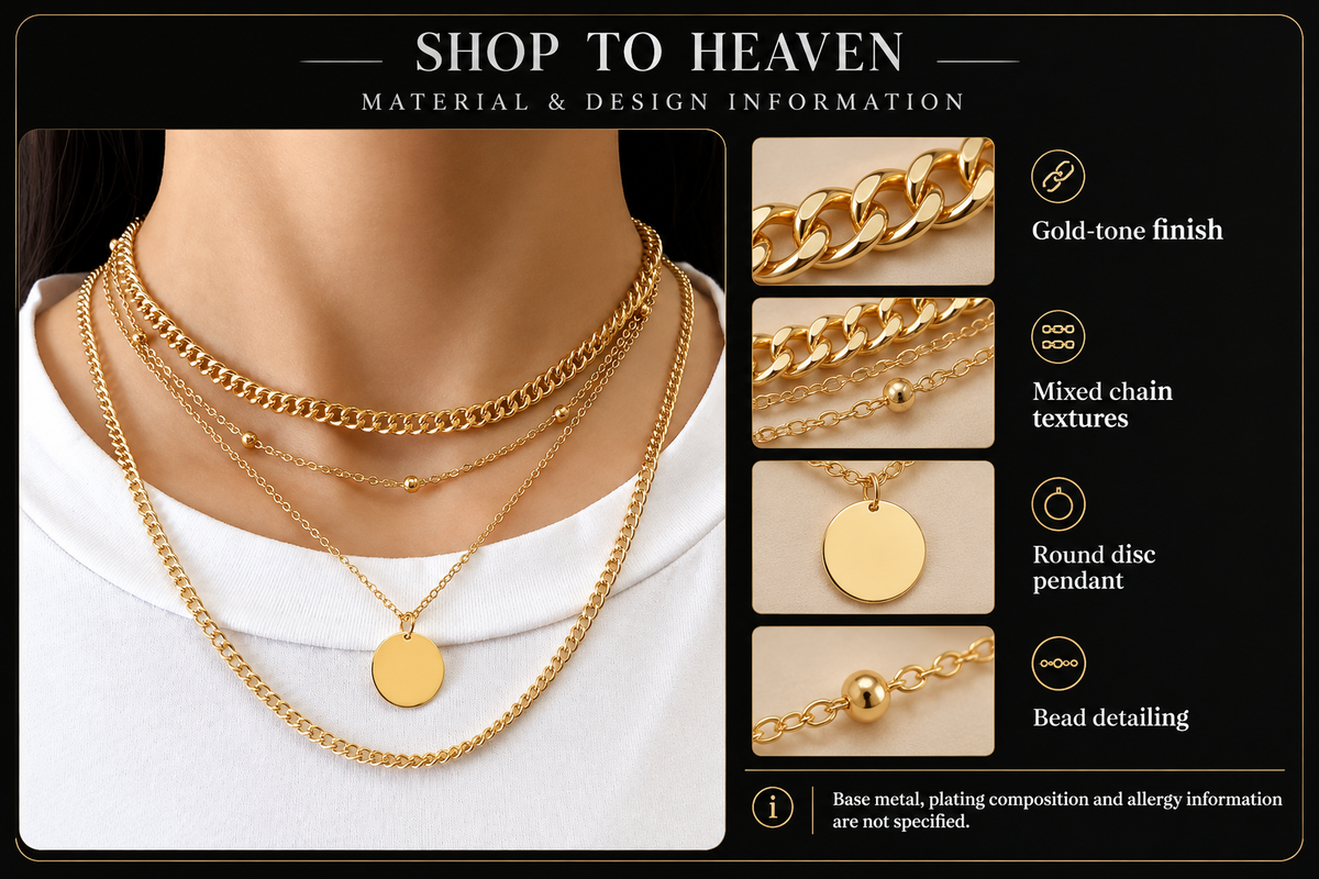 Layered Necklace Material Information