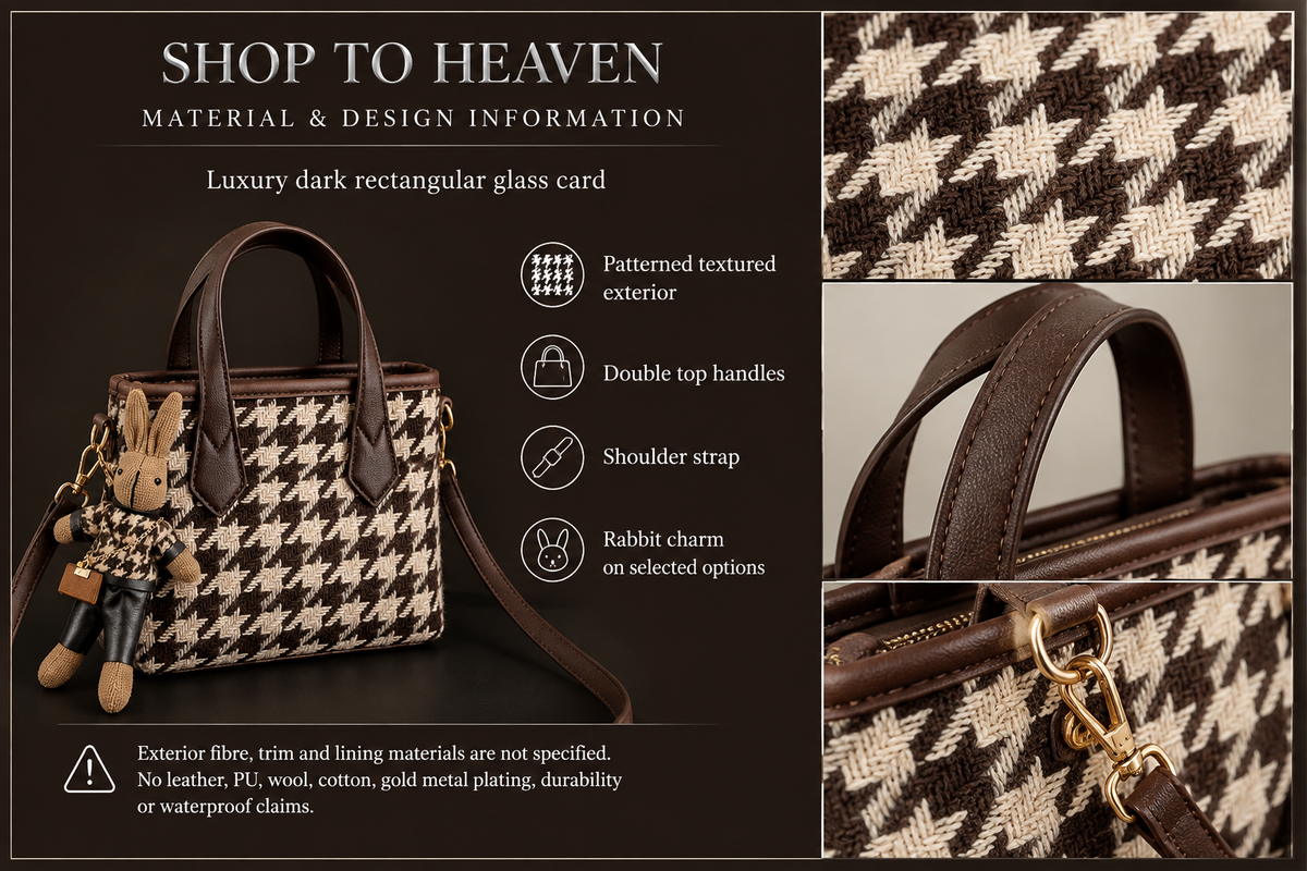 Mini Patterned Bag Material Information