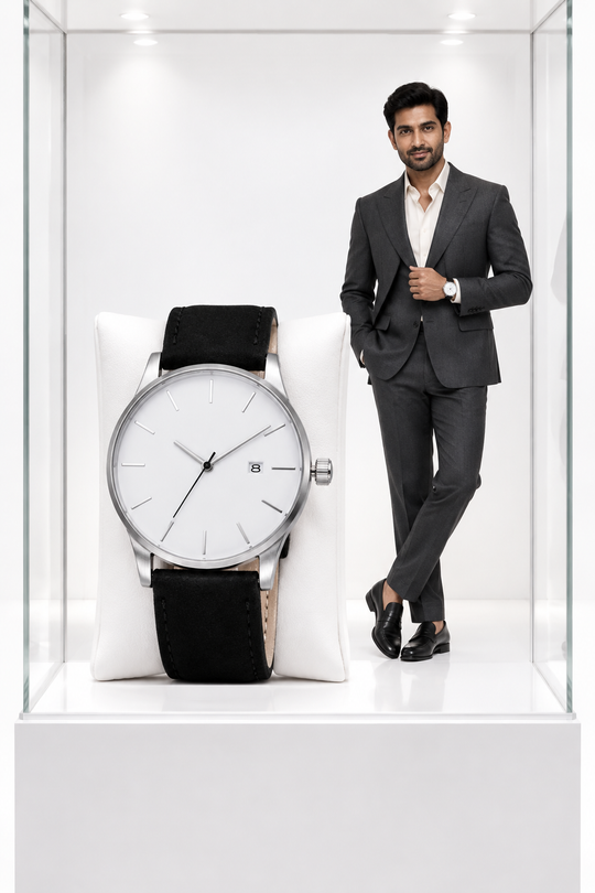 Men’s Business Large-Dial Quartz Watch