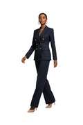 Women's Tailored Blazer & Wide-Leg Pants — Suit & Separates