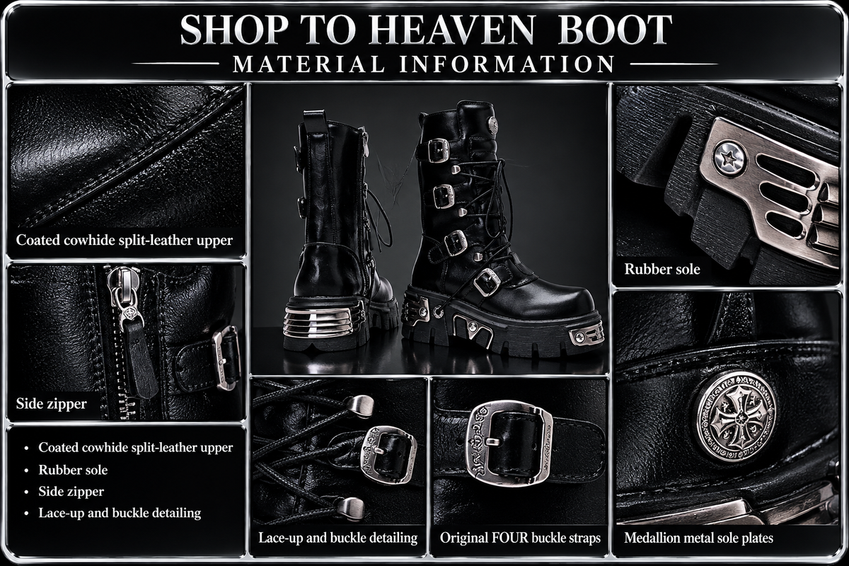 Platform Boots Material Information