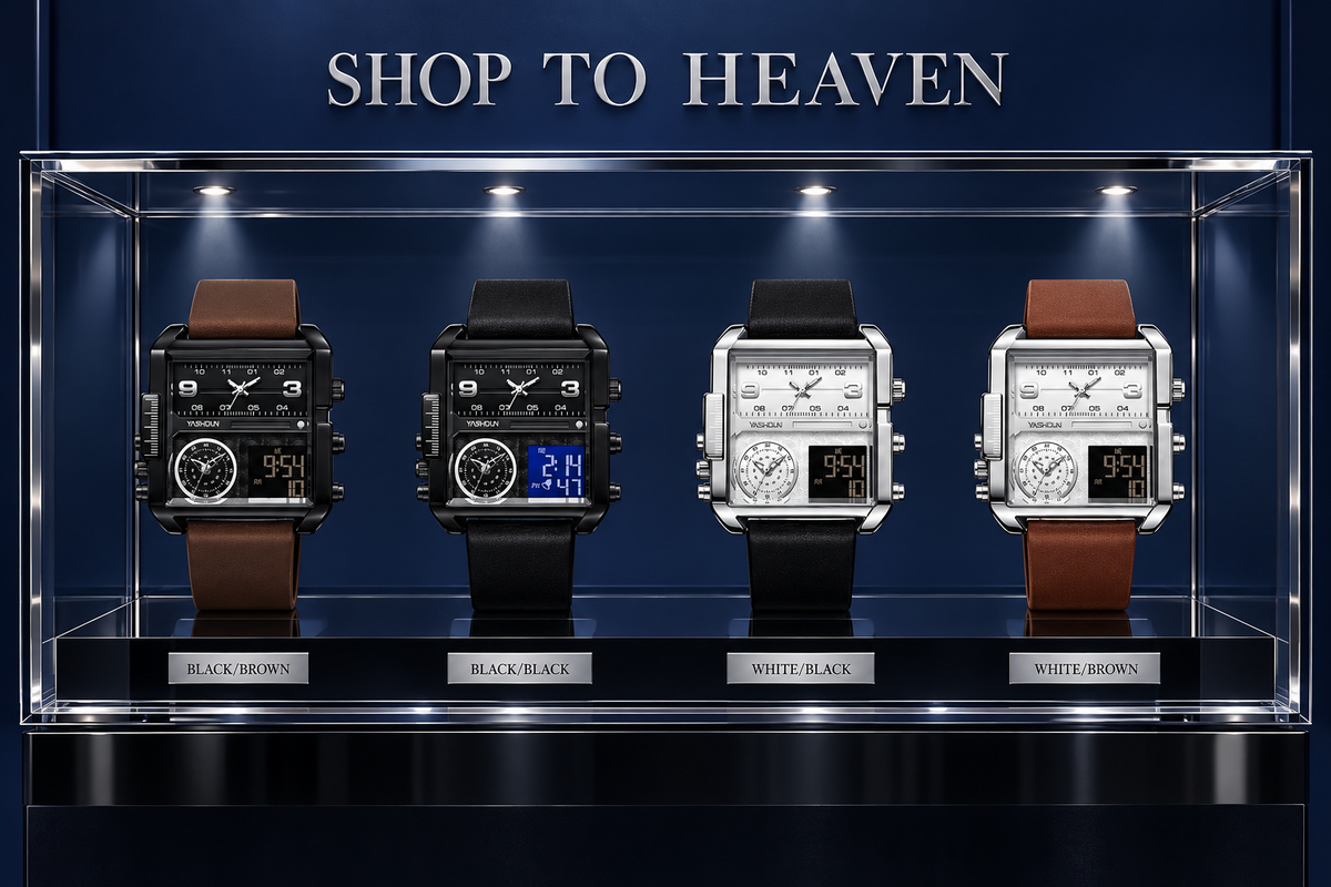 Rectangular Watch All Four Options Retry
