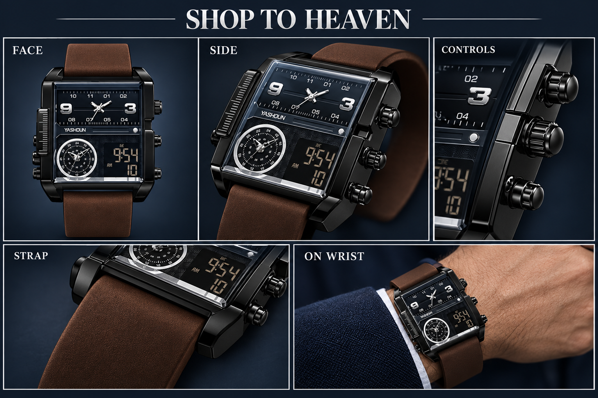 Rectangular Watch Detail Frame