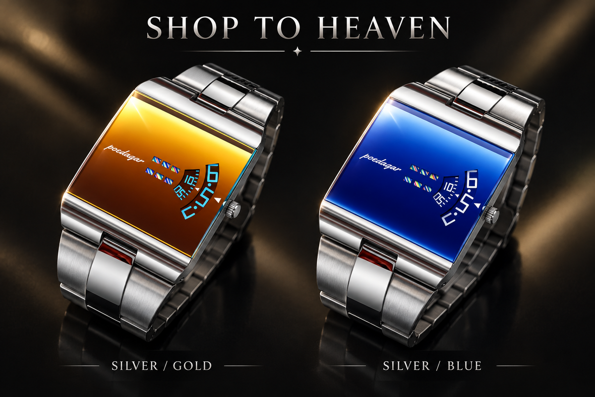 Rectangular Watch Dial Close-Ups