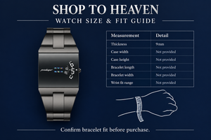 Rectangular Watch Size and Fit Guide