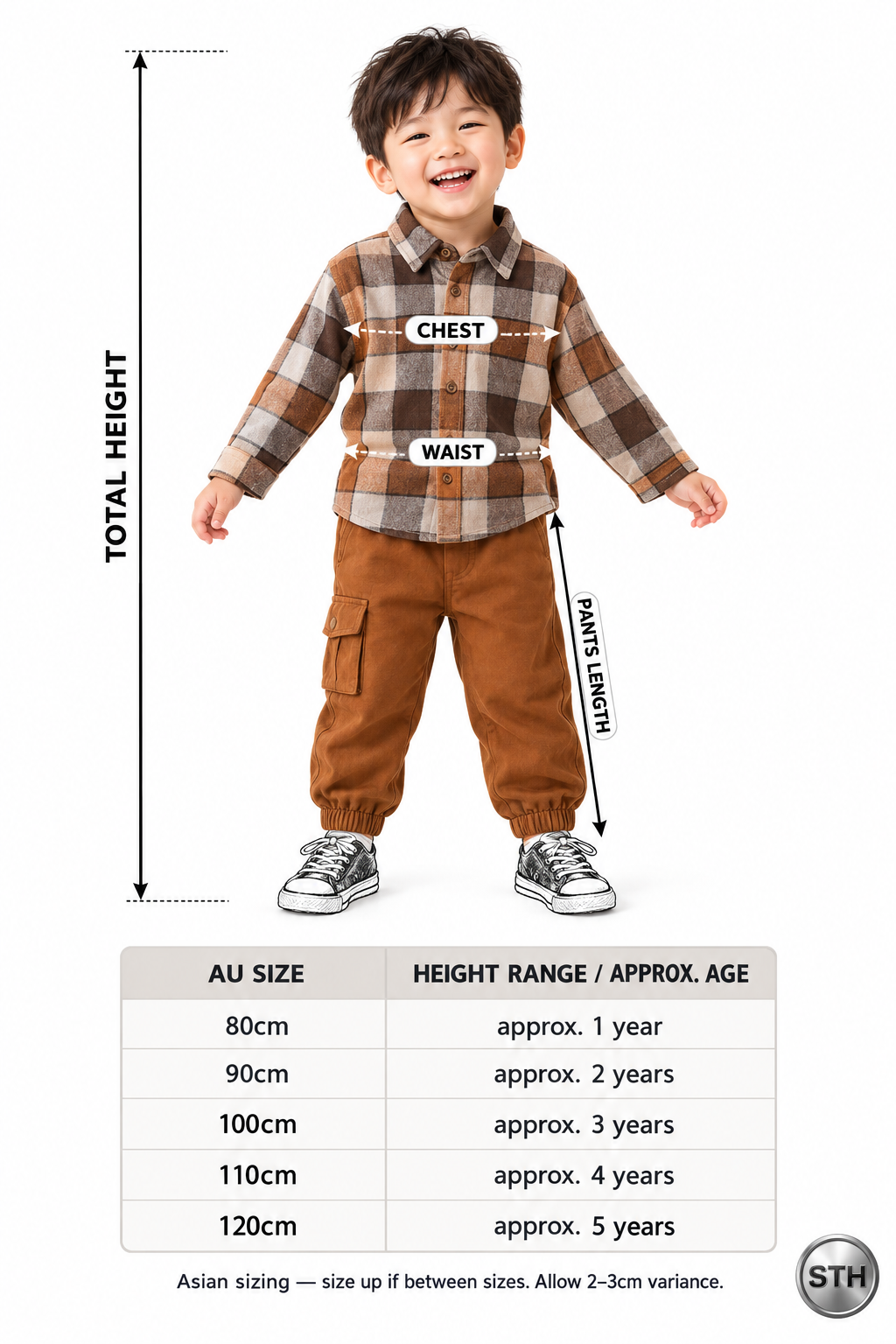 Size Guide Corrected
