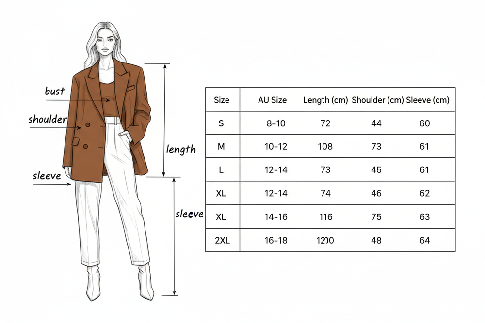 Oversized Double-Breasted Blazer