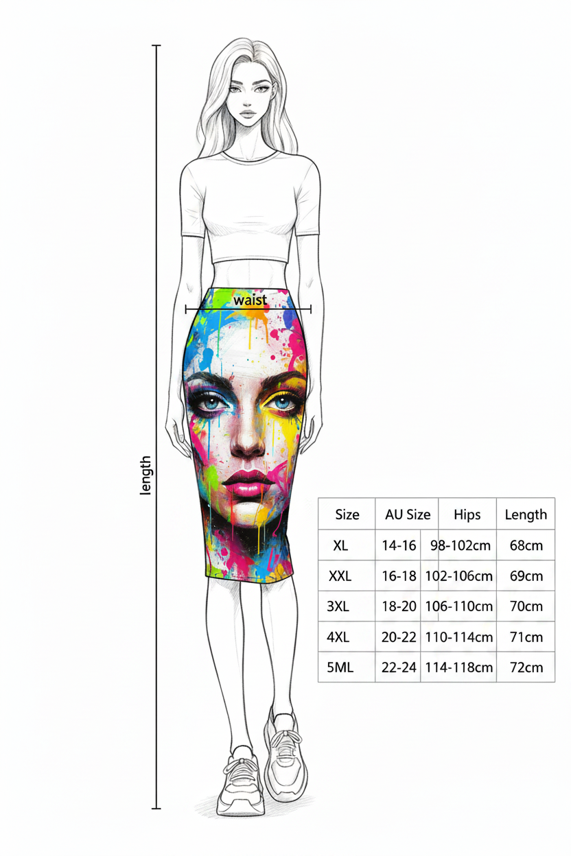 Size Guide – Graffiti Skirt