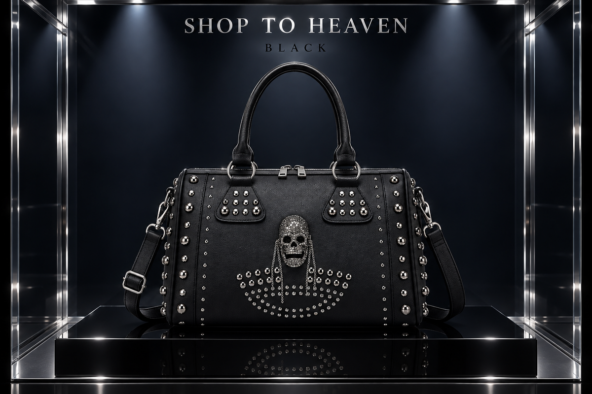 Skull Handbag Black Showcase
