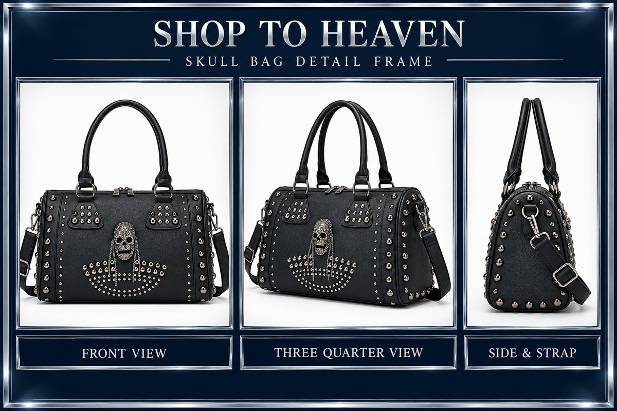 Skull Handbag Detail Frame