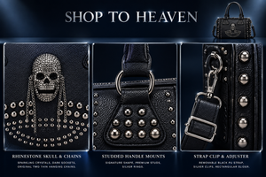 Skull Handbag Hardware Close-Ups