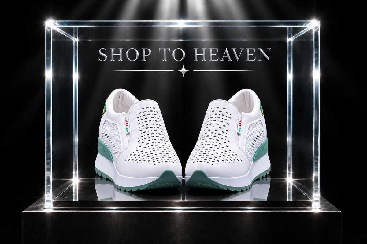 Slip-On Wedge Shoes Front Display