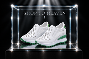 Slip-On Wedge Shoes Glass Cover