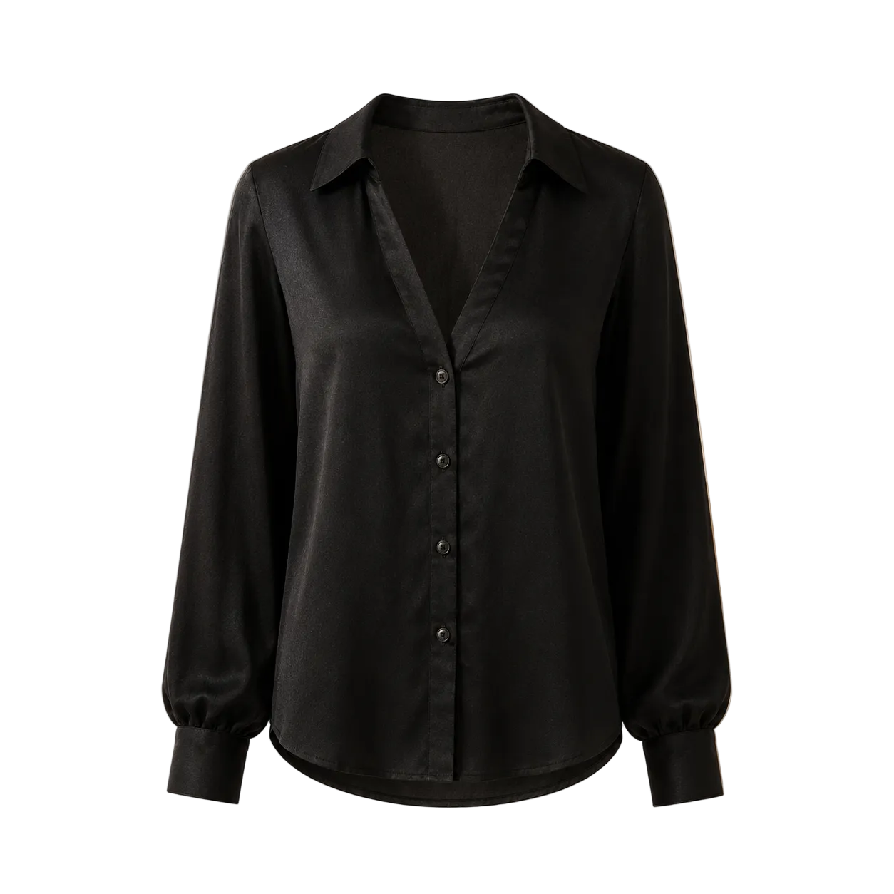 Vintage Black V-Neck Shirt