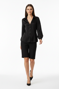 Vintage Black V-Neck Shirt