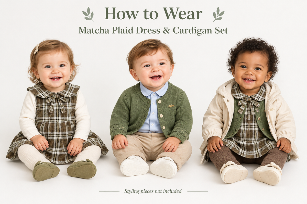 Three additional baby styling combinations
