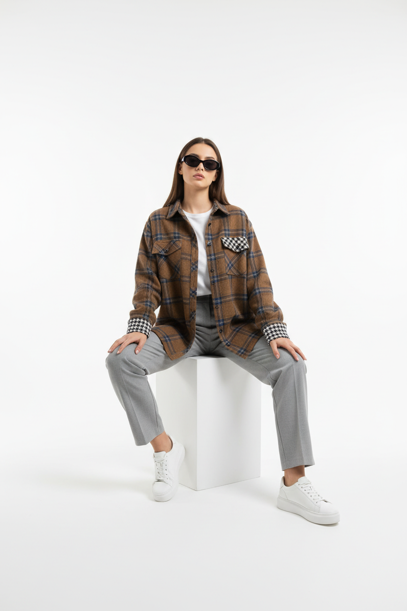 Vintage Plaid Flannel Shirt – Cover
