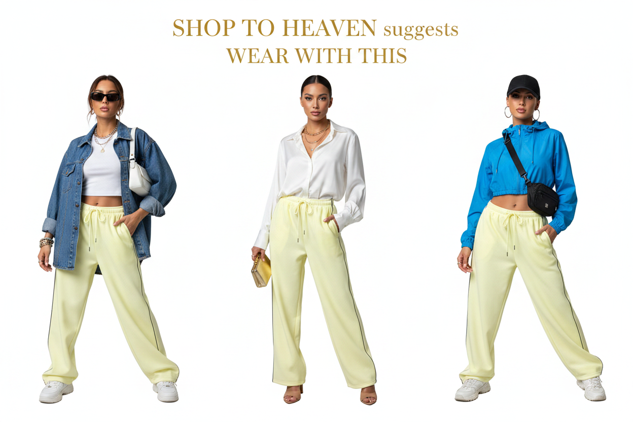 WEAR WITH THIS 1 – Lace-Up Trousers
