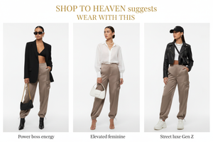 WEAR WITH THIS 1 – Satin Cargo Pants