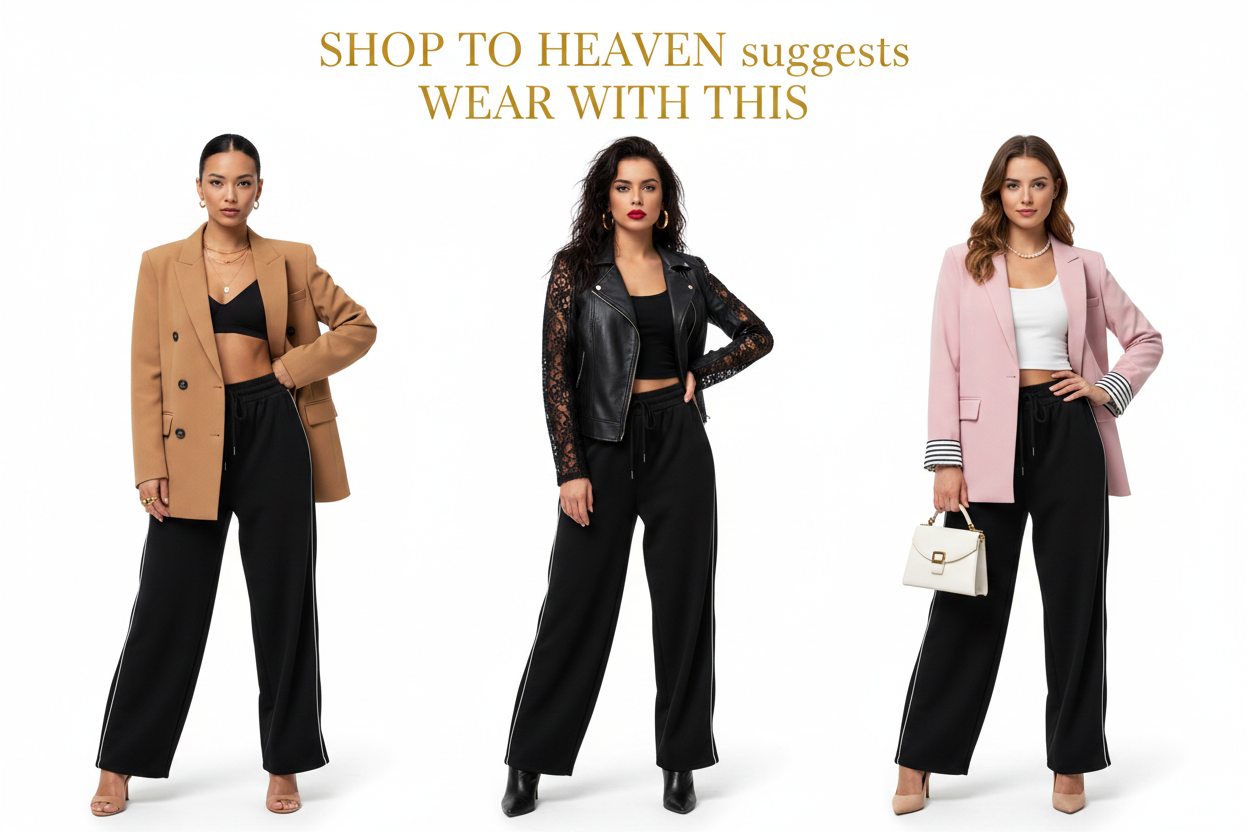 WEAR WITH THIS 2 – Lace-Up Trousers