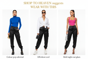 WEAR WITH THIS 2 – Satin Cargo Pants
