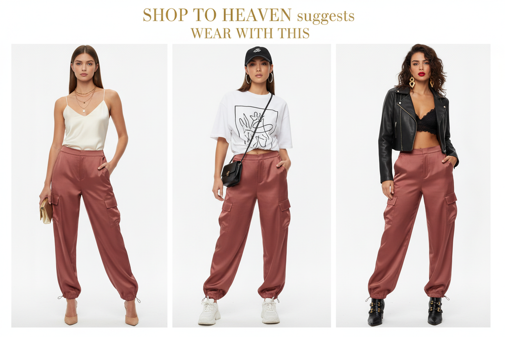 WEAR WITH THIS – Brick Red Cargo Pants