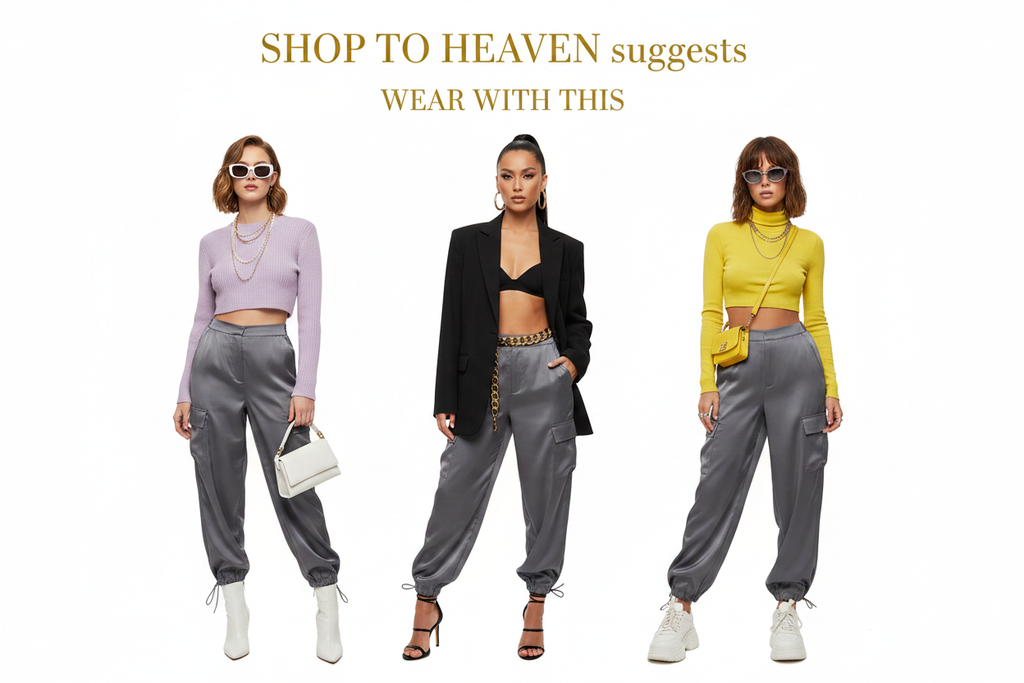 WEAR WITH THIS – Gray Cargo Pants