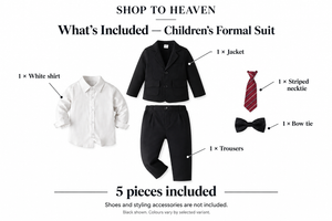 What’s Included — Children’s Formal Suit