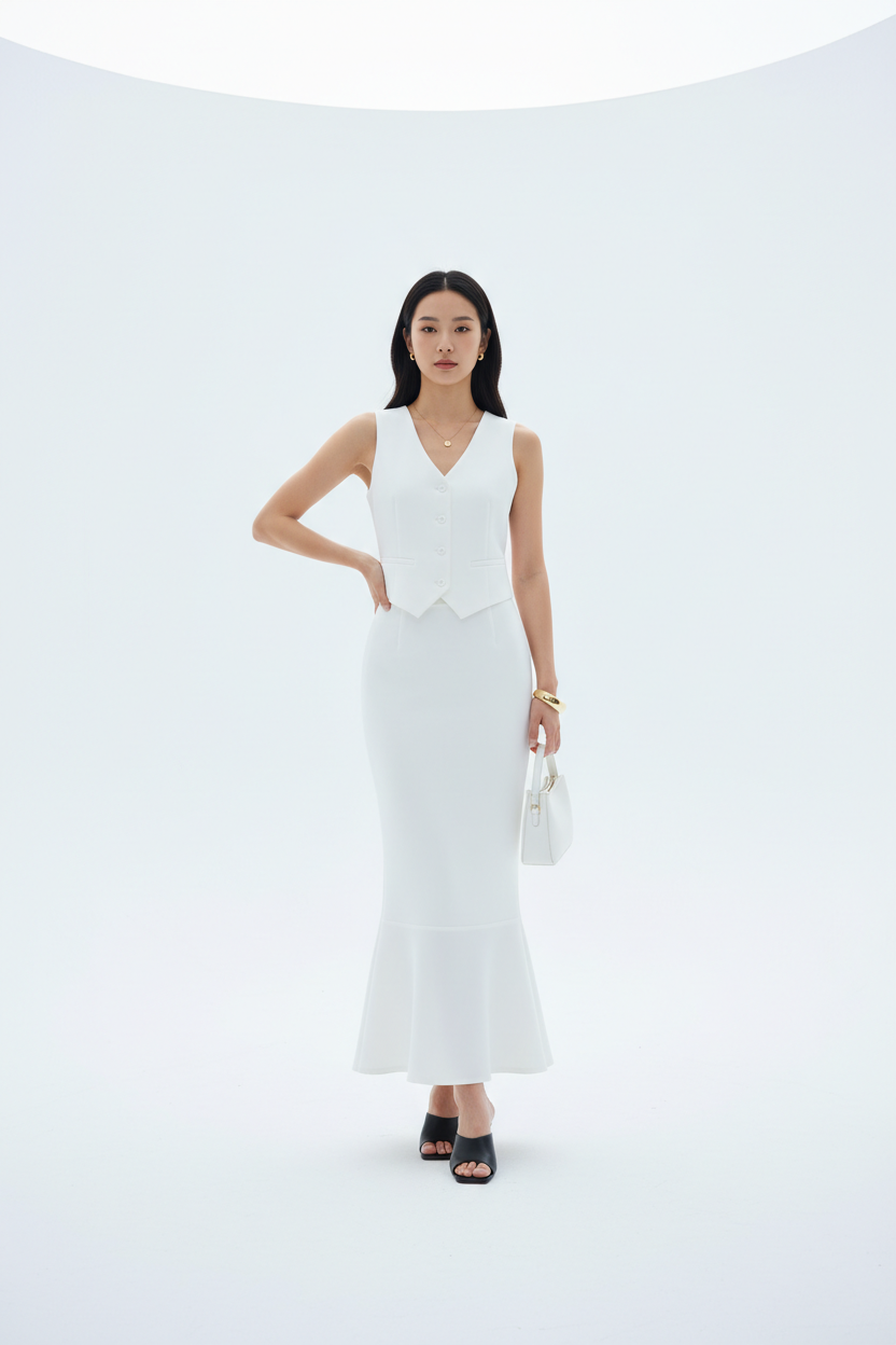 White Co-ord Cover