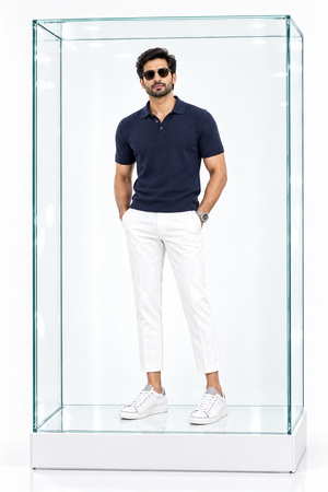 White Sneakers Glass Model Cover